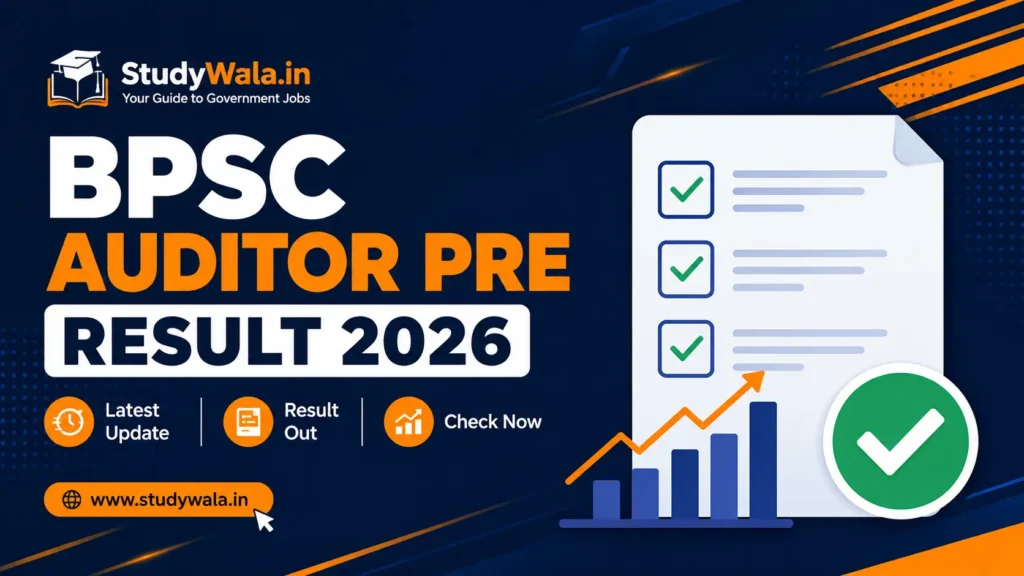 BPSC Auditor Pre Result 2026 Banner