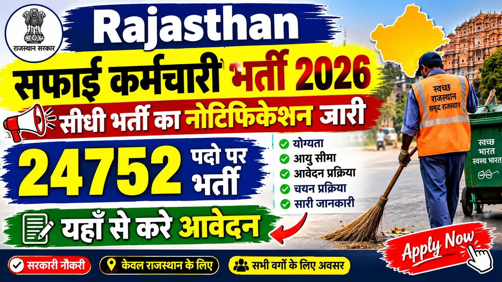 Rajasthan Safai Karamchari Bharti 2026